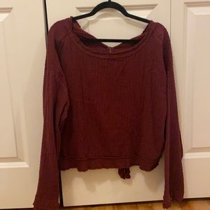 Free people size M long sleeve blouse